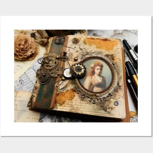 Steam Punk Journal Art Posters and Art